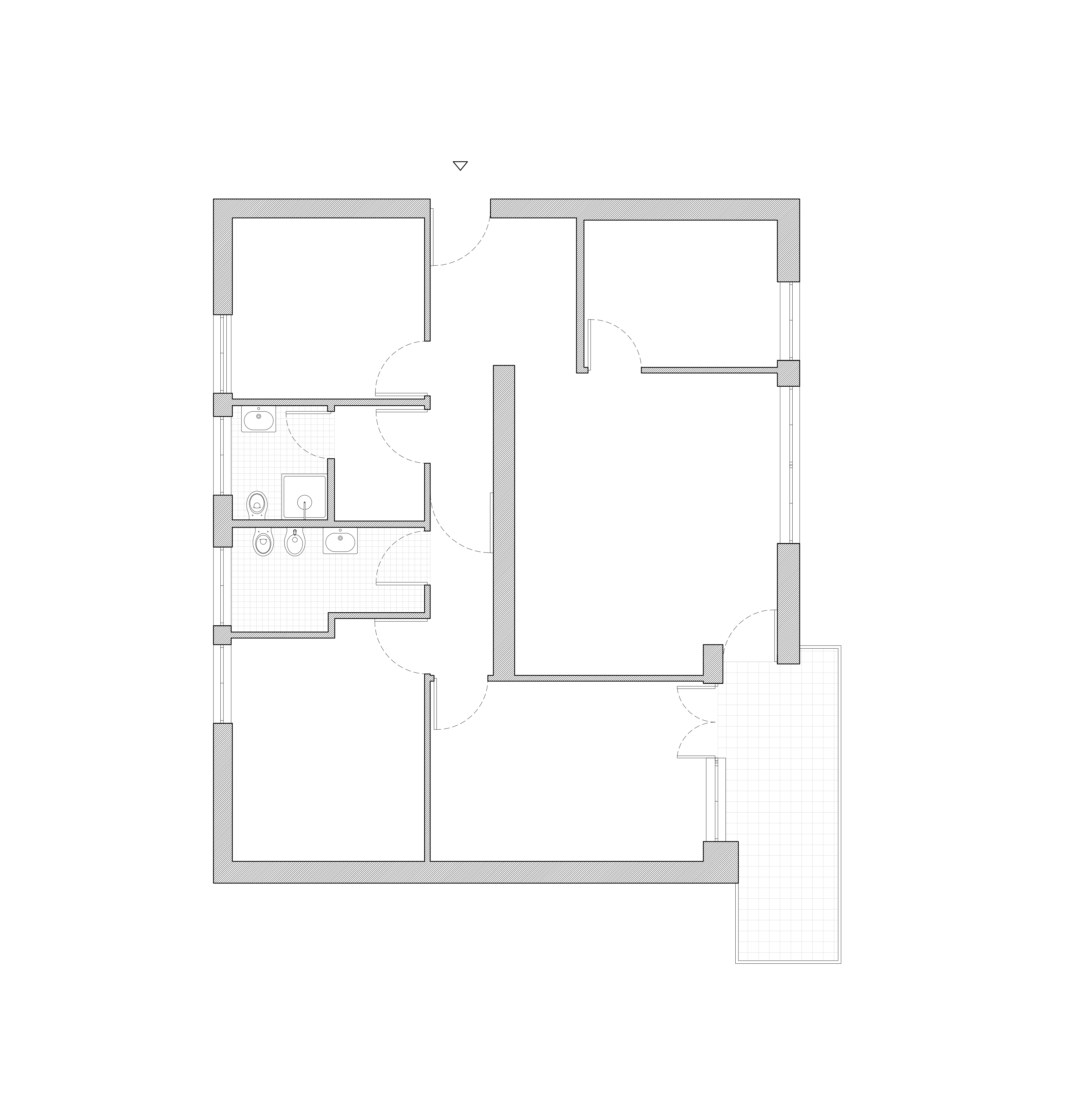 Canazei apartment existing plan
